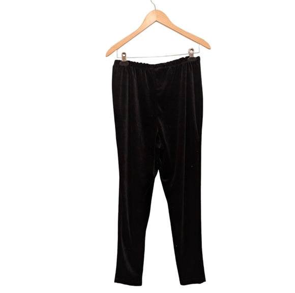 VELVETY Black Stretch Vintage Leggings Pants Medium Large - Picture 7 of 10